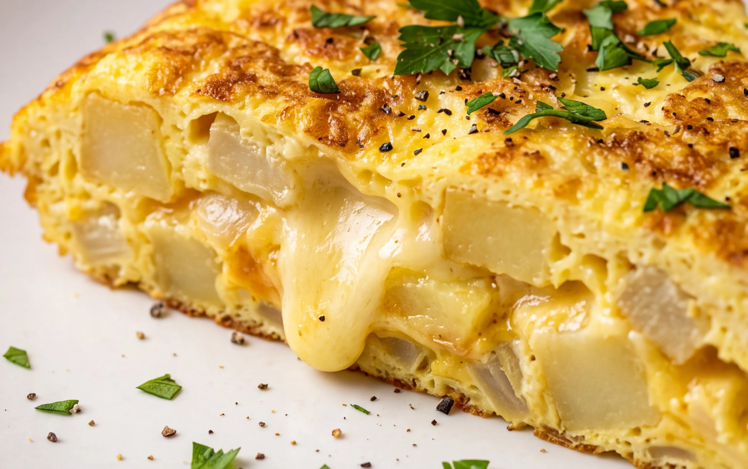 Tortilla espagnole au fromage