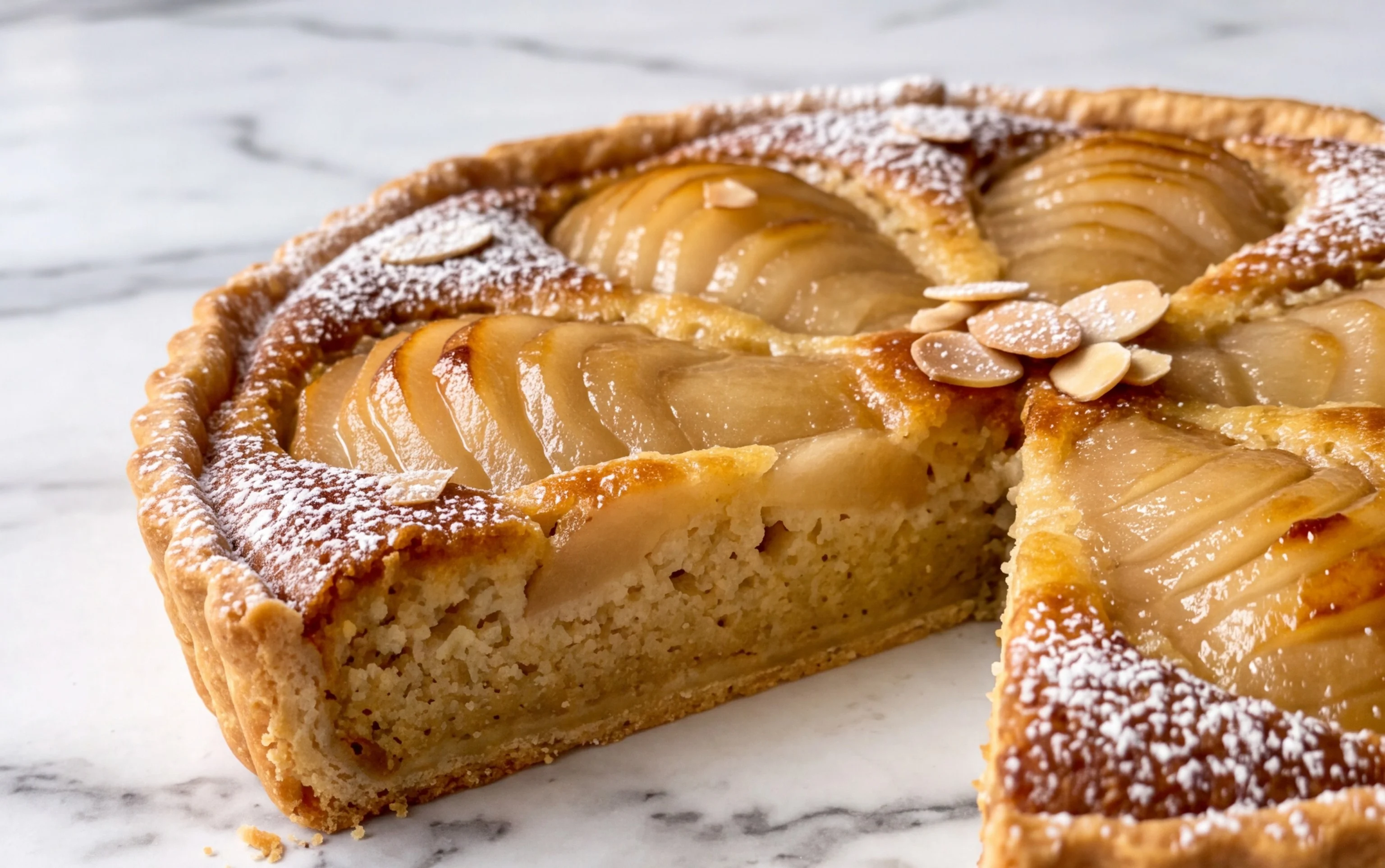 Tarte Poire Frangipane : Classique Réconfortant